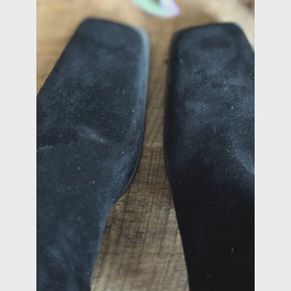 Sam Edelman Black Suede Block Heel - Picture 4 of 10